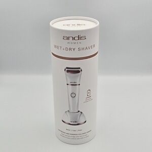 Andis 31015 Women's 6-Piece Wet + Dry Shaver FACTORY SEALED